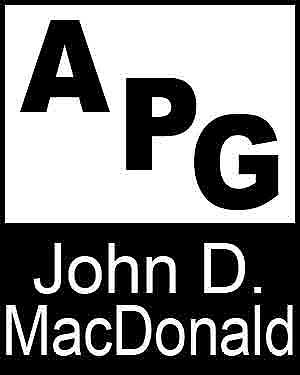 Item #93527 Bibliography, First Edition and Price Guide (APG - Author's Price Guide Series). John D. MacDONALD, The Staff of Quill, Inc Brush.