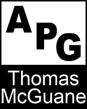 Item #93537 Bibliography, First Edition and Price Guide (APG - Author's Price Guide Series). Thomas McGUANE, The Staff of Quill, Inc Brush.