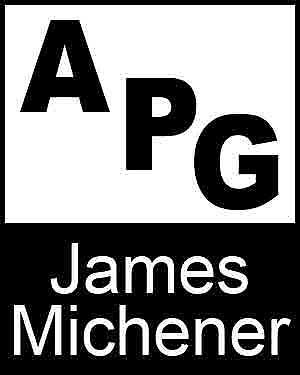 Item #93542 Bibliography, First Edition and Price Guide (APG - Author's Price Guide Series). James MICHENER, The Staff of Quill, Inc Brush.