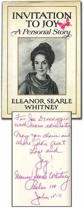 Item #93678 Invitation to Joy: A Personal Story. Eleanor Searle WHITNEY
