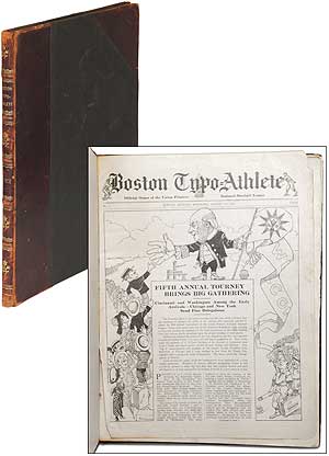 Item #93979 Boston Typo-Athlete. Official Organ of the Union Printers. National Baseball League