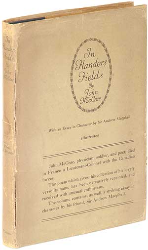 Item #94188 In Flanders Fields and Other Poems. John McCRAE.