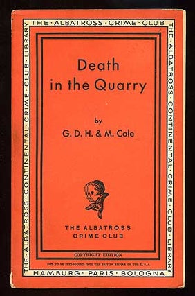 Item #94635 Death in the Quarry. G. D. H. COLE, M