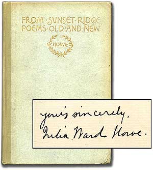 Item #95438 From Sunset Ridge: Poems Old and New. Julia Ward HOWE.
