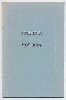 Item #96270 Aesthetics. Toby OLSON
