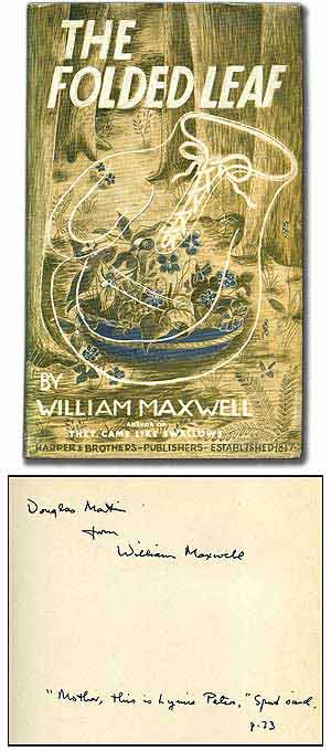 Item #96553 The Folded Leaf. William MAXWELL.