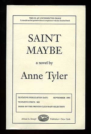 Item #96713 Saint Maybe. Anne TYLER.