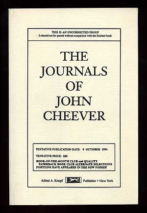 Item #96759 The Journals of John Cheever. John CHEEVER.