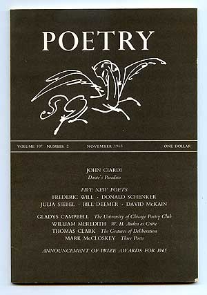 Item #96832 Poetry: November 1965, Volume 107, Number 2