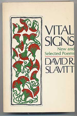 Item #96927 Vital Signs: New and Selected Poems. David R. SLAVITT.