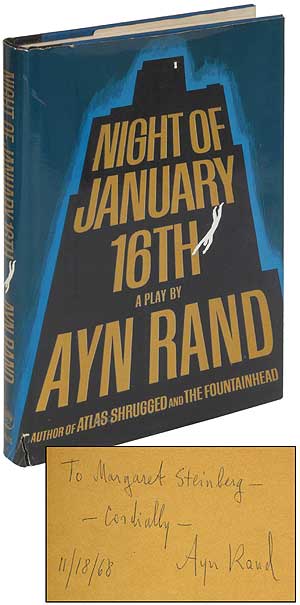 Item #97348 Night of January 16th. Ayn RAND.
