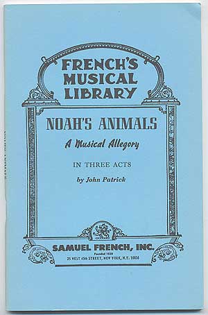 Item #98604 Noah's Animals: A Musical Allegory. John PATRICK.