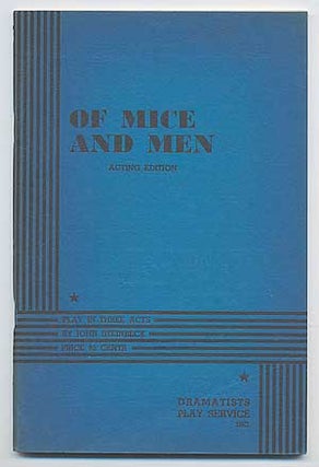 Item #98680 Of Mice and Men. John STEINBECK
