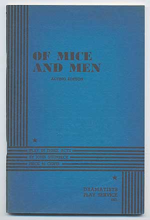 Item #98680 Of Mice and Men. John STEINBECK.