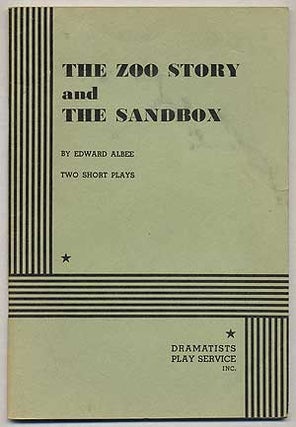 Item #98691 The Zoo Story and The Sandbox. Edward ALBEE