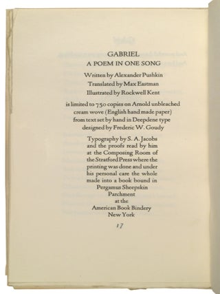 Gabriel: A Poem in One Song