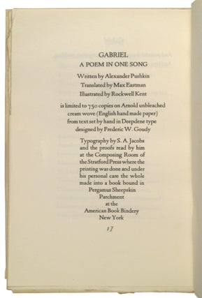 Gabriel: A Poem in One Song