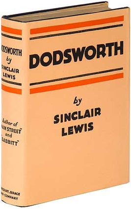 Item #98892 Dodsworth. Sinclair LEWIS