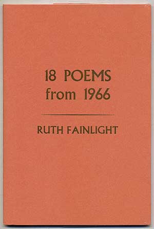 Item #98952 18 Poems from 1966. Ruth FAINLIGHT.
