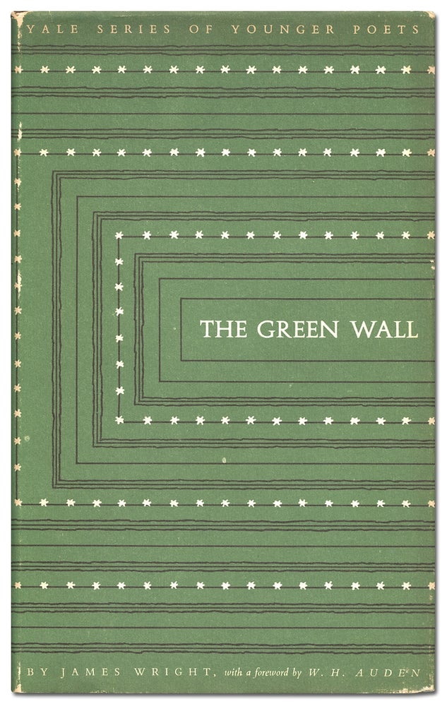 Item #99328 The Green Wall. James WRIGHT.