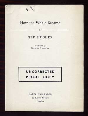Item #99822 How the Whale Became and Other Stories. Ted HUGHES