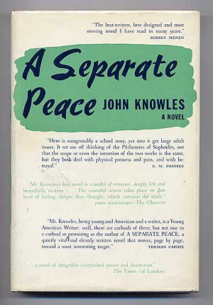 Item #99952 A Separate Peace. John KNOWLES.