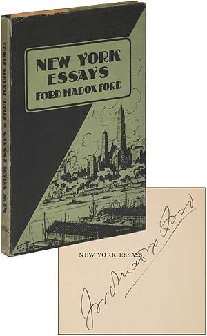 Item #99986 New York Essays. Ford Madox FORD.